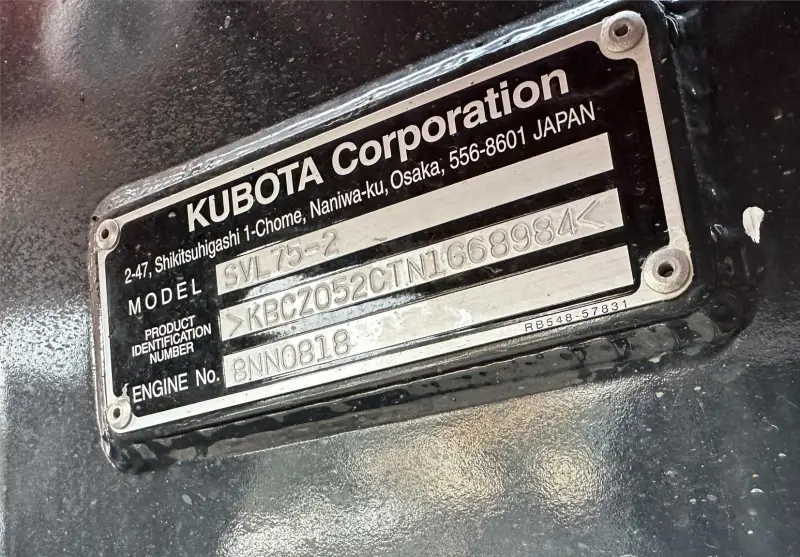2022 Kubota SVL75-2 HFWC photo 13