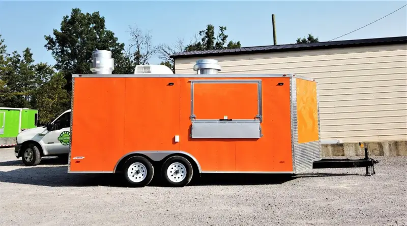 2025 Orange Concession Food Trailer With Appliances photo 18