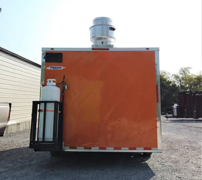 2025 Orange Concession Food Trailer With Appliances photo 15