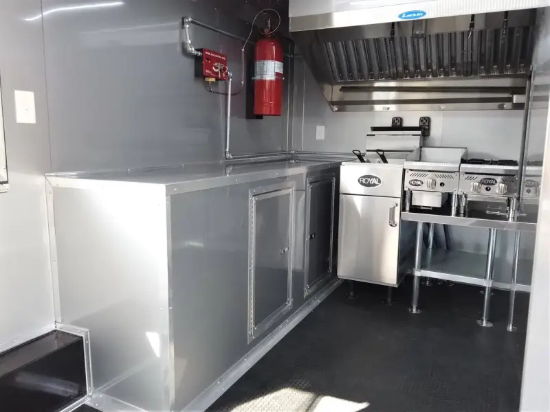 2025 Orange Concession Food Trailer With Appliances photo 7