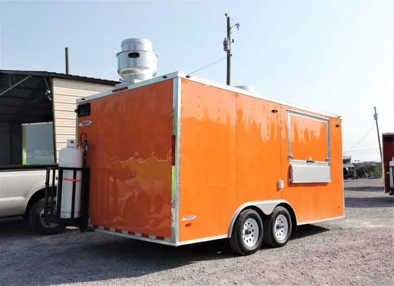 2025 Orange Concession Food Trailer With Appliances photo 16